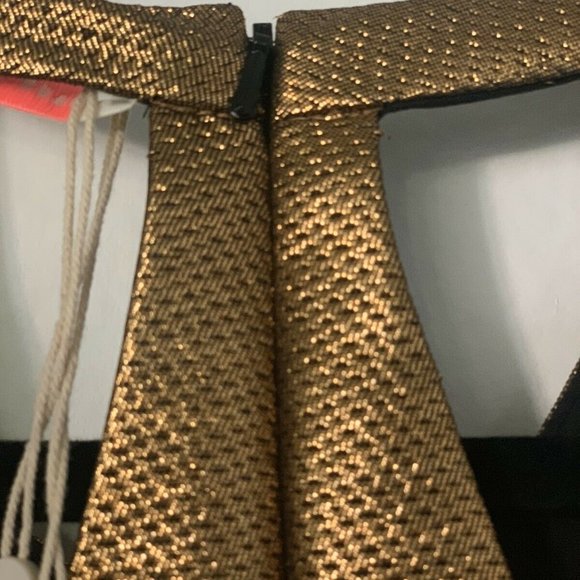 Sass & Bide Make a Reservation Dress in Gold - Picture 5 of 8